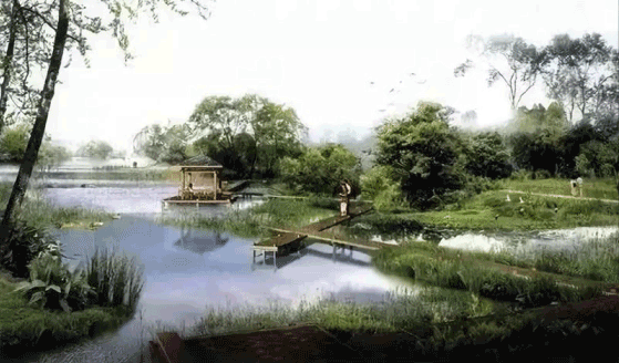 上饶县槠溪湿地公园工程